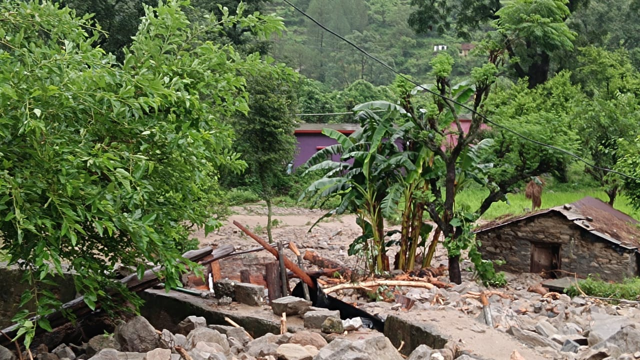 Chamoli heavy rain landslide