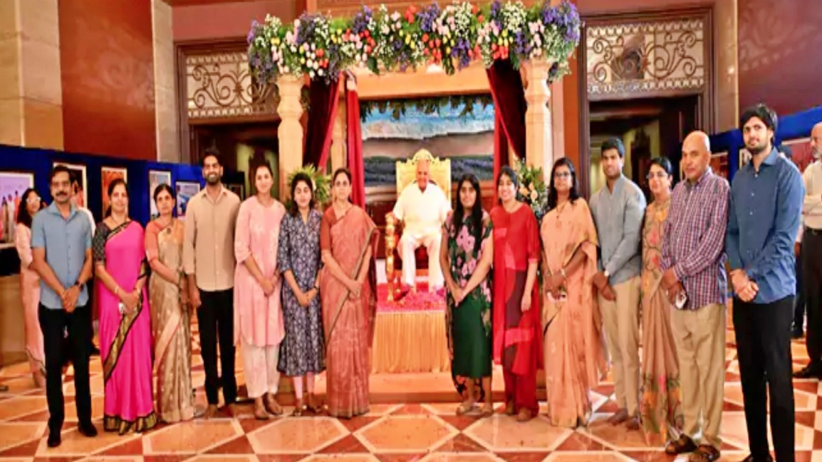 Ramoji Rao Statue Unveiled On First Death Anniversary At Ramoji Film City