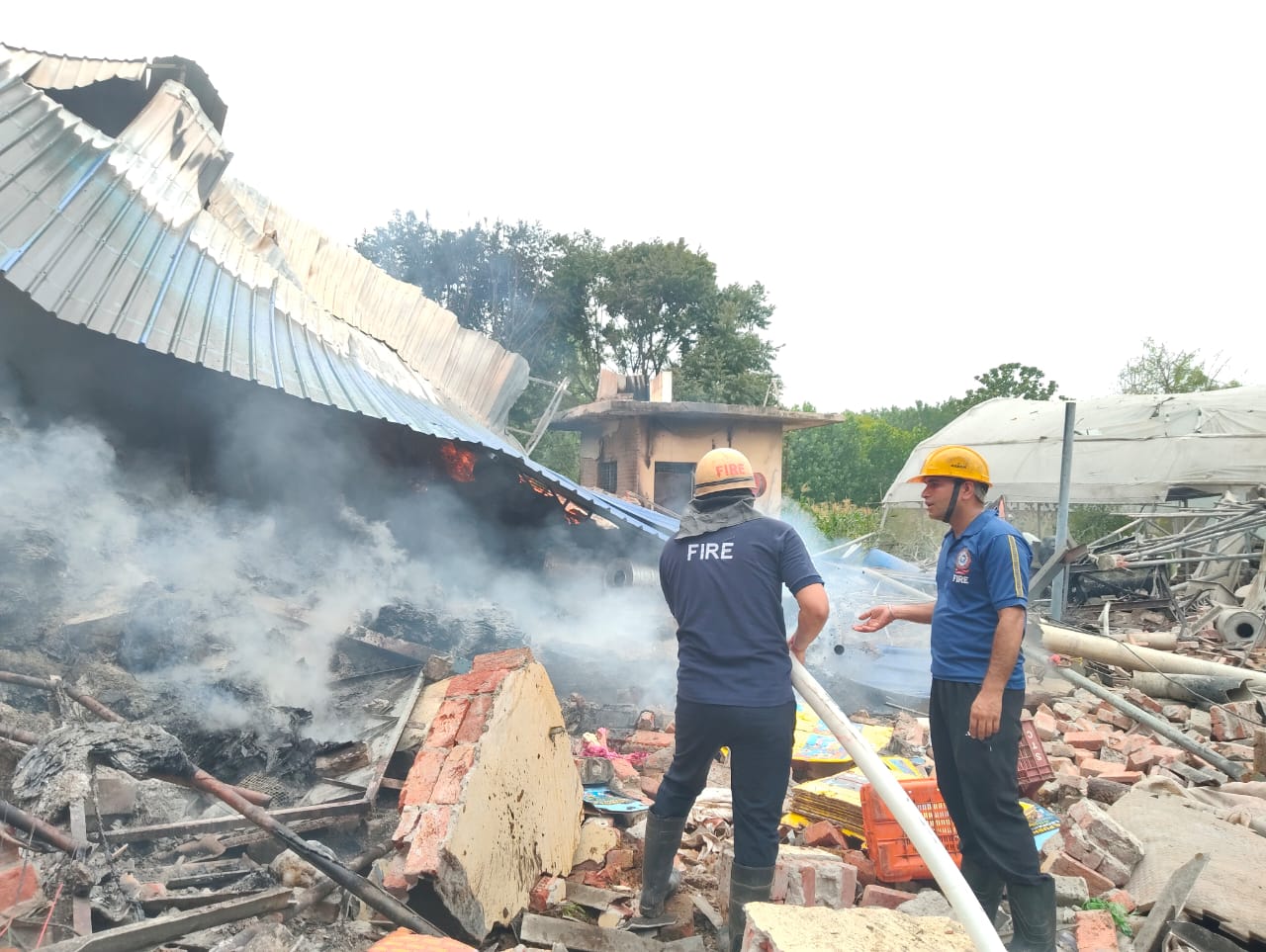 HARIDWAR FIRECRACKER FACTORY FIRE