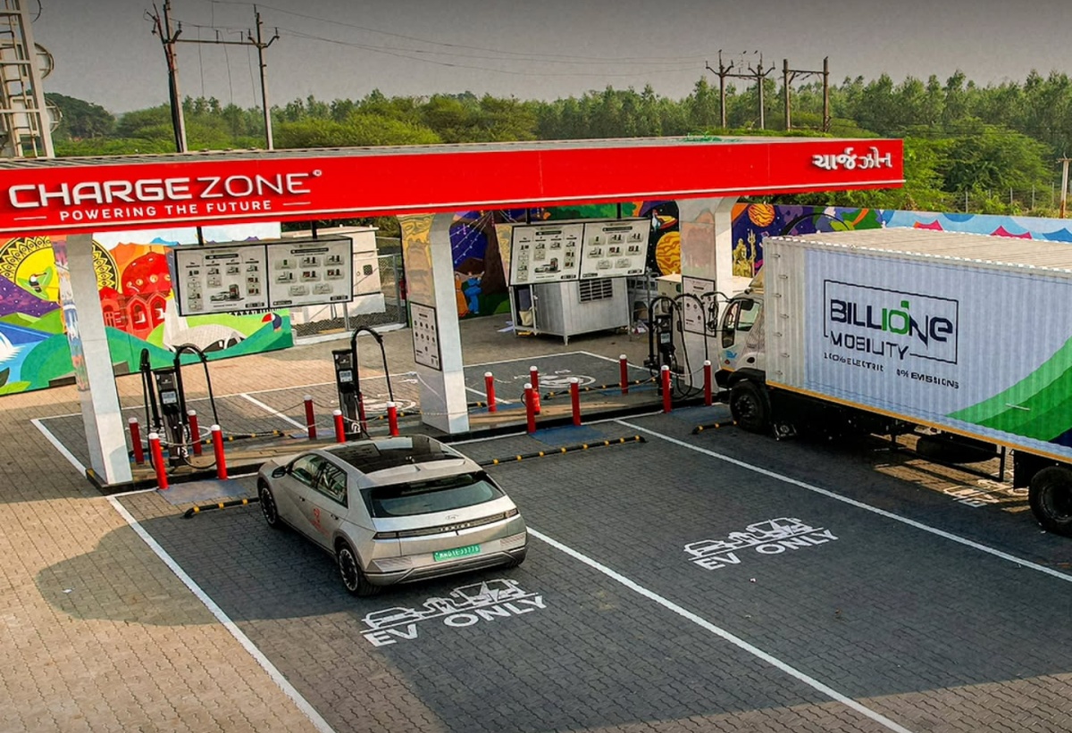 ChargeZone's EV Charging Station