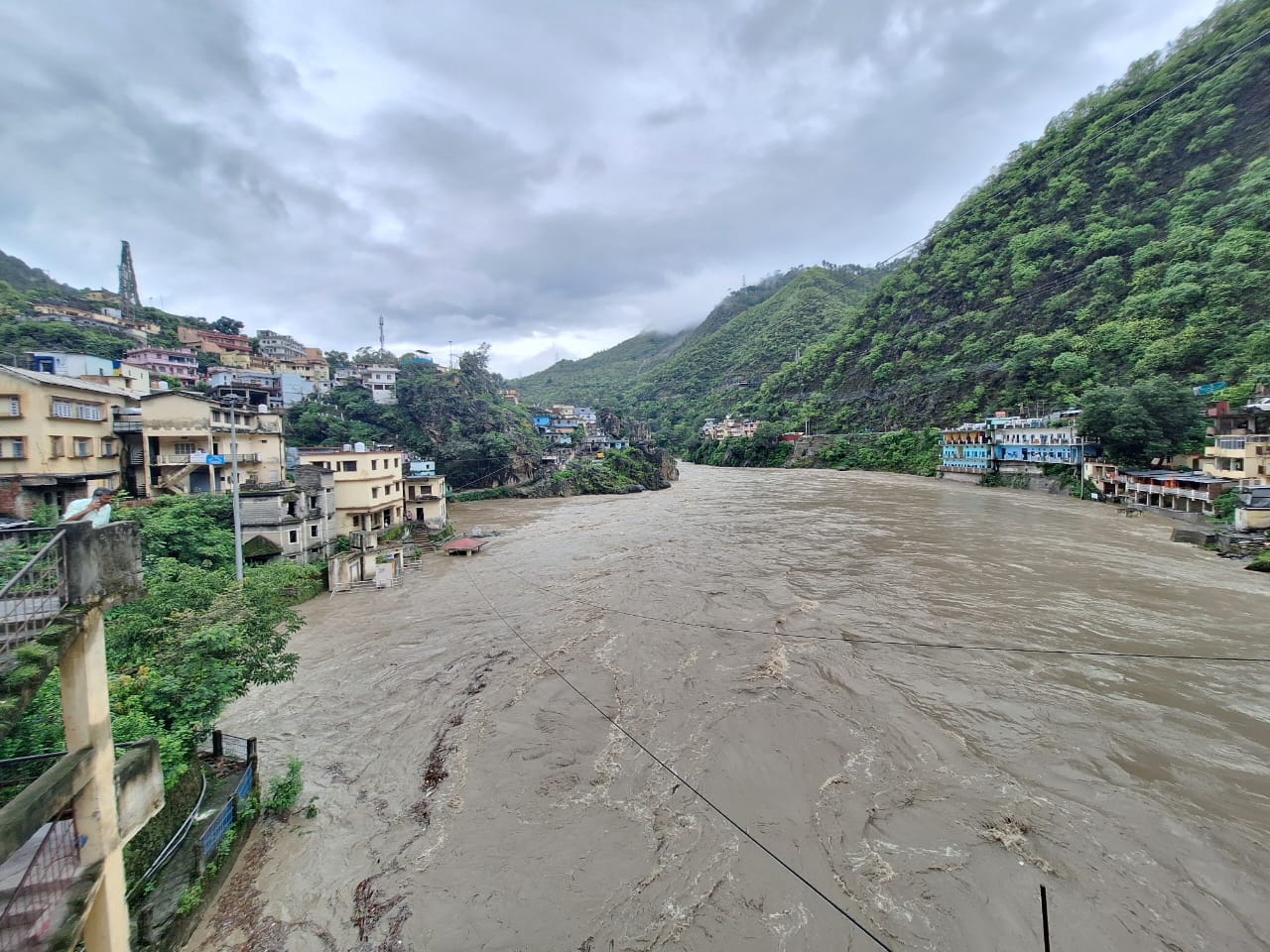 Flood in Alaknanda river