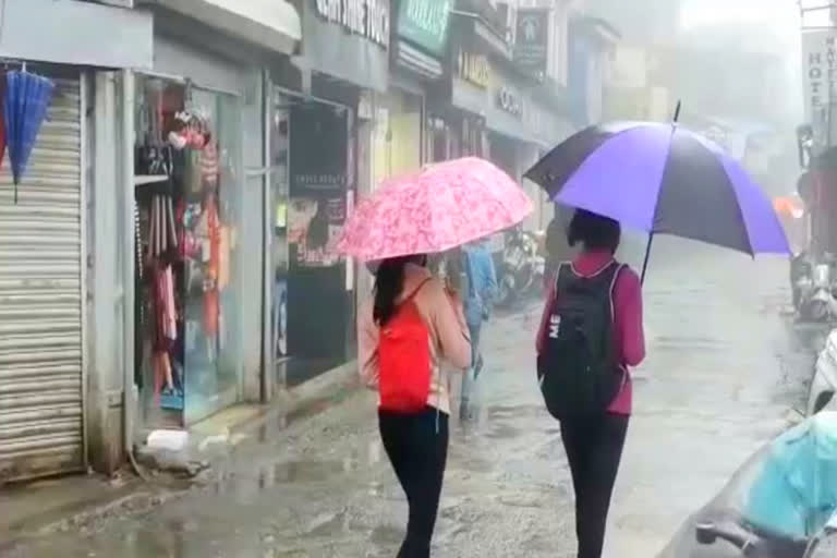 Rain in Mussoorie