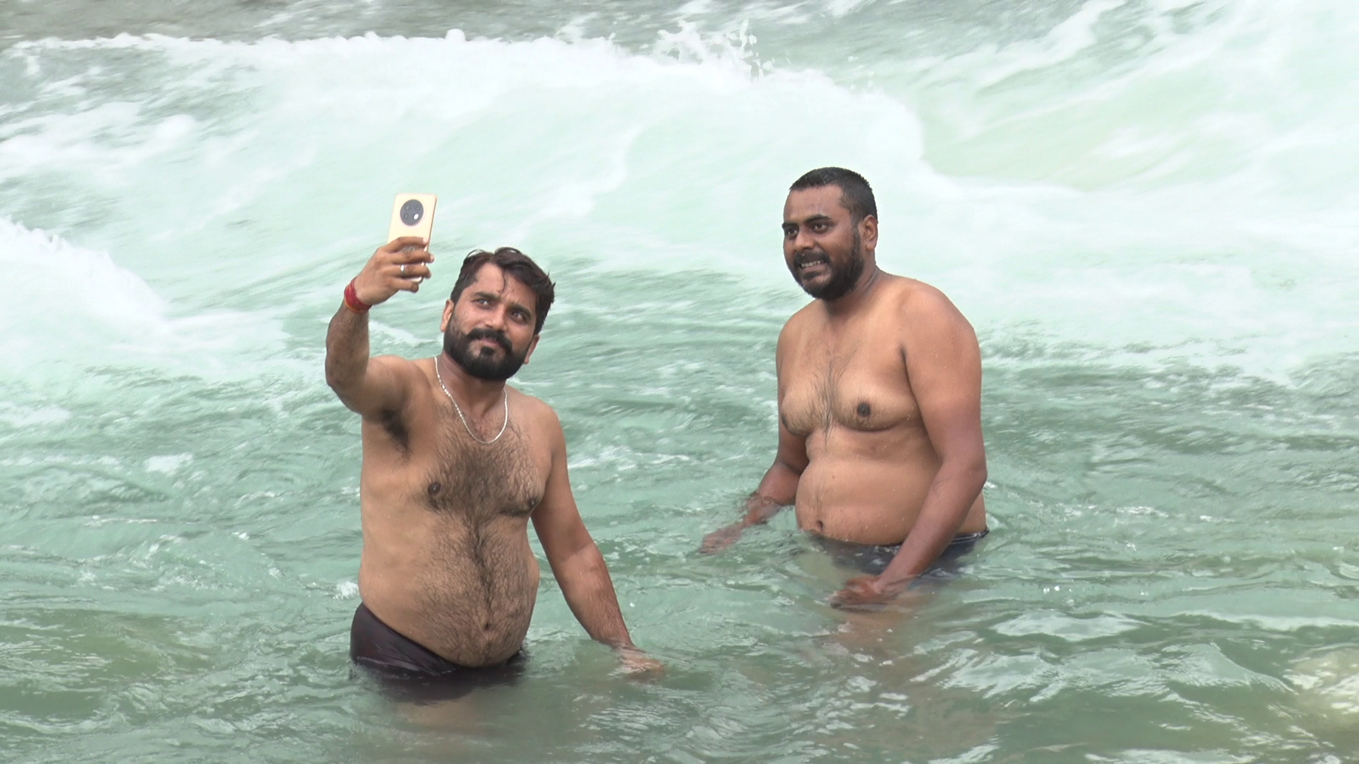 Selfie in rivers in Uttarakhand