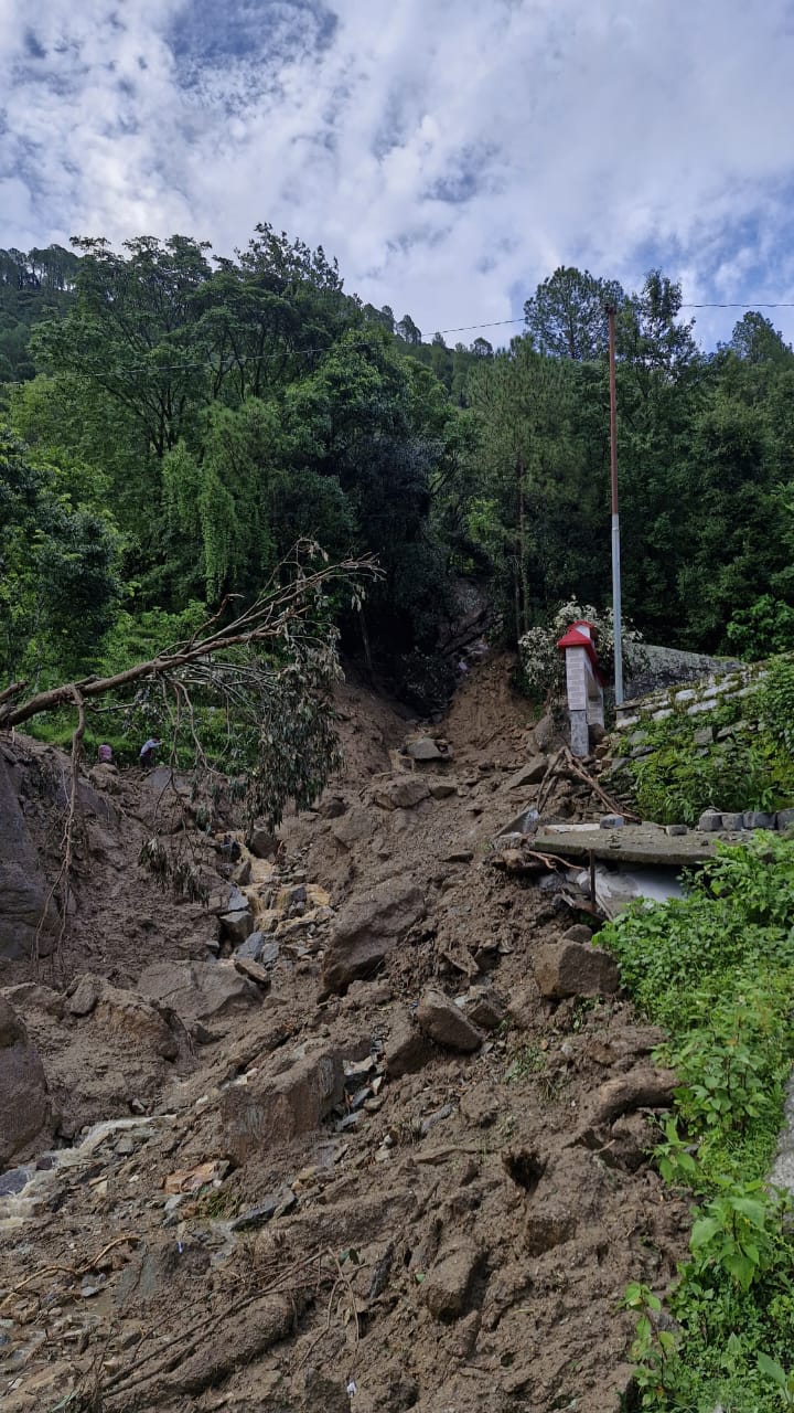 Rudraprayag Rumsi heavy rainfall