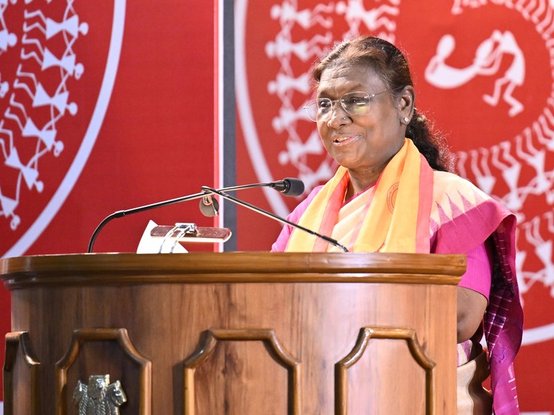 जीवनशैली में बदलाव से मानसिक शांति मिल सकती है : राष्ट्रपति द्रौपदी मुर्मू 